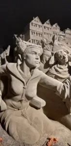 Een voorstelling van bij Zandsculpturen festival